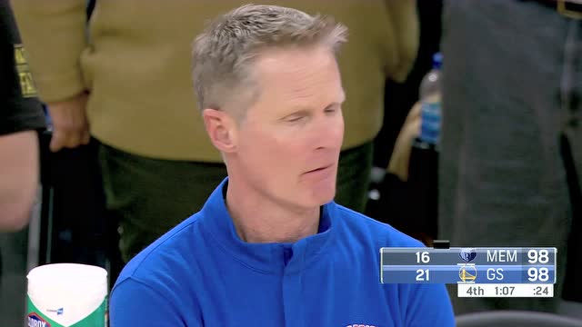 【2021年10月29日 灰熊vs勇士集锦】关键时刻致命失误 格林半场8秒违例