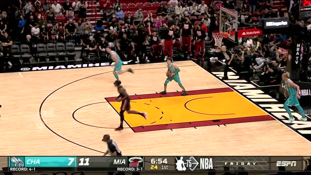 【2021年10月30日 黃蜂vs熱火集錦】老大就是這么全能 巴特勒得分搶斷還能送飛餅