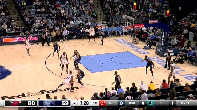 【2021年10月31日 热火vs灰熊集锦】一身钢筋铁骨 巴特勒碾压突破上篮打进还造成犯规