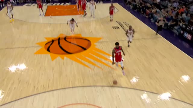 【2021年11月03日 鵜鶘vs太陽集錦】邊線發(fā)球真世界難題 馬紹爾搶斷劈扣保羅只能目送
