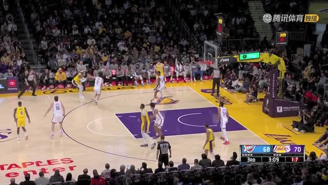 【2021年11月05日 雷霆vs湖人集锦】宝刀不老!安东尼晃飞防守压哨中投命中