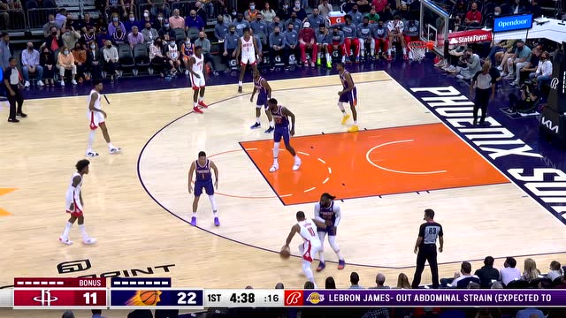 【2021年11月05日 火箭vs太阳集锦】听说你是顶级3D 戈登过掉克劳德强势上篮
