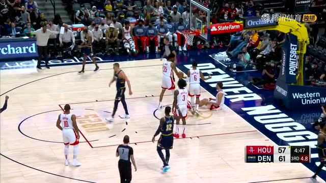 【2021年11月07日 火箭vs掘金集锦】听说你是土超MVP？约基奇大肘子开路打成2+1