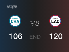 【战况】NBA常规赛：全场战罢，快船120-106战胜黄蜂，乔治20+9+8