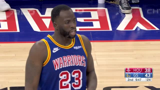 【2021年11月08日 火箭vs勇士集锦】格林三犯畏手畏脚 申京接球双手怒扣