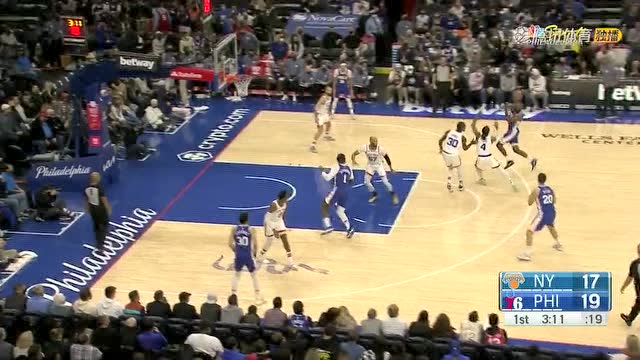 【2021年11月09日 尼克斯vs76人集锦】打你个猝不及防!富尼耶精准制导兰德尔双手暴扣