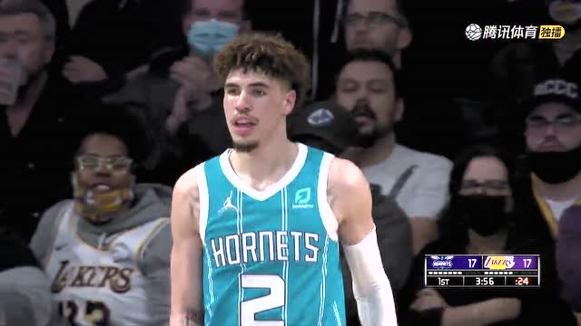 【2021年11月09日 黄蜂vs湖人集锦】三球vs湖人集锦 25+15+11奔袭全场一条龙上篮得手