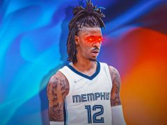 灰熊队PG Ja Morant在盗取OT战胜森林狼后发出的灰熊警告