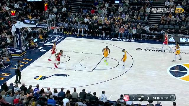 【2021年11月10日 老鹰vs爵士集锦】任你怎么防!米切尔晃飞赫尔特突破急停中距离命中