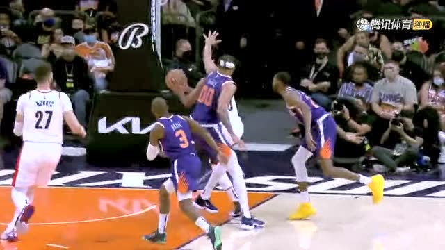 【2021年11月11日 开拓者vs太阳集锦】赏心悦目的表演 CJ麦科勒姆1V3优美上篮