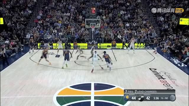 【2021年11月12日 步行者vs爵士集锦】防到脸上也能进 米切尔金鸡独立后仰跳投命中