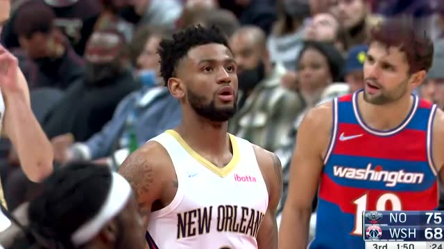 【2021年11月16日】NBA常規(guī)賽:鵜鶘vs奇才第3節(jié)中文解說回放