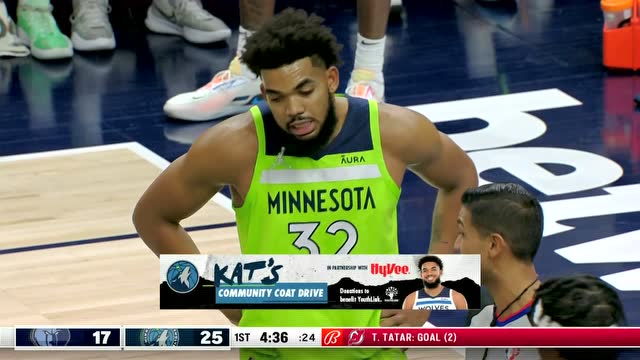 【2021年11月21日】NBA常規(guī)賽:灰熊vs森林狼第1節(jié)中文解說回放