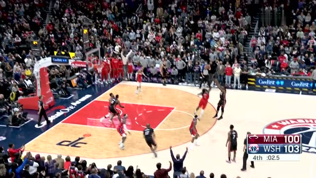 【2021年11月21日 热火vs奇才集锦】时运不佳！ 巴特勒面对哈雷尔绝平三分偏出
