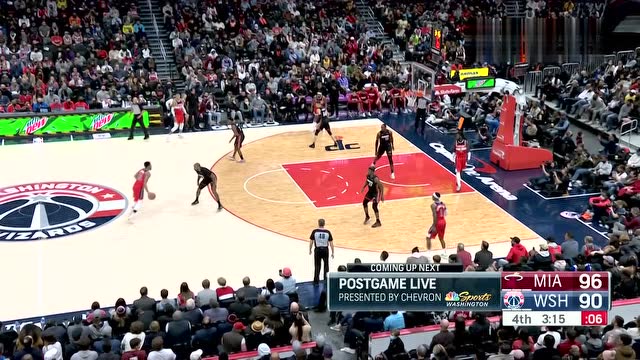【2021年11月21日 热火vs奇才集锦】热火100-103奇才 巴特勒空砍29分遭奇才逆转