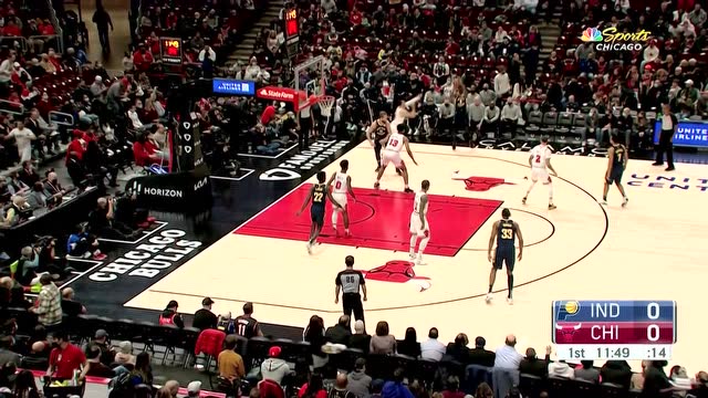 【2021年11月23日 步行者vs公牛集锦】就是这么稳 霍勒迪接连命中两记三分