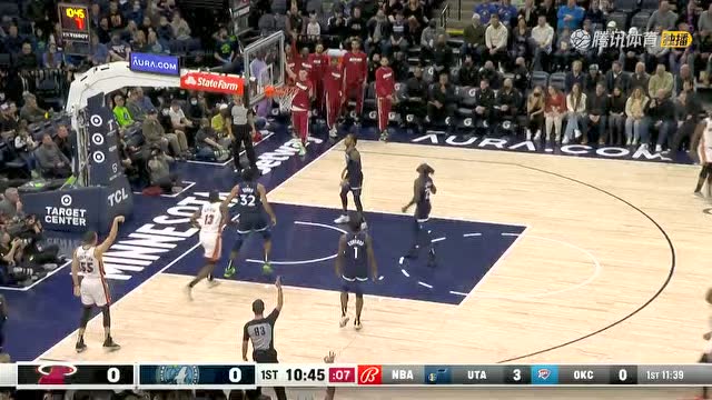 【2021年11月25日 熱火vs森林狼集錦】先拔頭籌！鄧羅大空位三分手起刀落