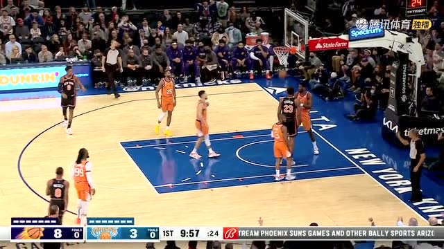 【2021年11月27日 太阳vs尼克斯集锦】直接对位火药味拉满 艾顿上反篮罗宾逊抢板补篮还击