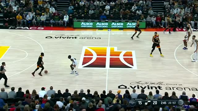 【2021年11月27日 鵜鶘vs爵士集錦】配合天衣無縫 蓋伊頭頂妙傳戈貝爾接球雙臂暴扣虐筐