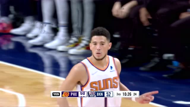 【2021年11月28日 太陽vs籃網集錦】撤步三分抽槍甩狙 布克彎弓搭箭百步穿楊