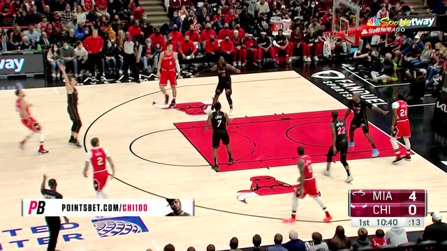 【2021年11月28日 热火vs公牛集锦】防到脸上也能进 拉文手起刀落漂移三分命中