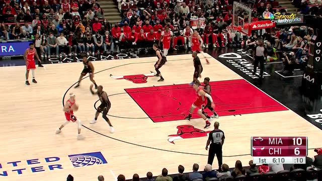 【2021年11月28日 热火vs公牛集锦】现在是芝加哥唯一卡皇!卡鲁索一飞冲天单臂隔扣塔克