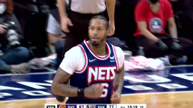 【2021年11月28日 太陽vs籃網集錦】杜蘭特妙筆生花送助攻 約翰遜空切進場雙臂暴扣