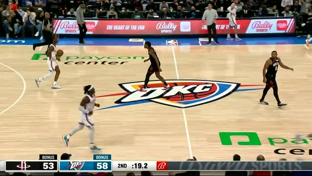 【2021年12月02日 火箭vs雷霆集锦】虎父无犬子 小马丁篮下吃饼跃起惊天补扣