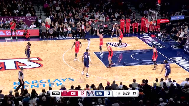 【2021年12月05日 公牛vs篮网集锦】打谁都是错位!杜兰特中投迎射卡鲁索