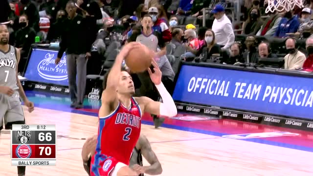【2021年12月13日 籃網(wǎng)vs活塞集錦】要的就是這種拼勁 狀元郎搶斷一條龍劈扣