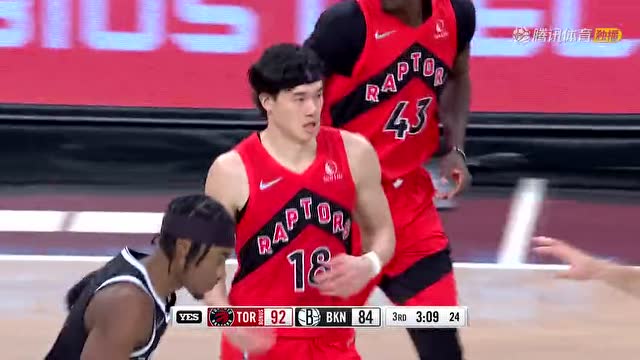 【2021年12月15日 猛龍vs籃網(wǎng)集錦】渡邊雄太不看人妙傳！直塞籃下大空位夏普輕松兩分打進(jìn)