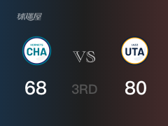 NBA常規(guī)賽：三節(jié)結束，爵士以81-68領先黃蜂，博格達諾維奇17+2
