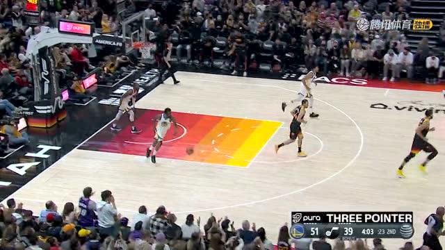 【2022年01月02日 勇士vs爵士集錦】克拉克森對(duì)飆嘴哥！華麗上籃 空位三分手起刀落