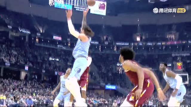 【2022年01月05日 灰熊vs騎士集錦】默契百分百！加蘭假意突破空接妙傳阿倫雙手暴扣