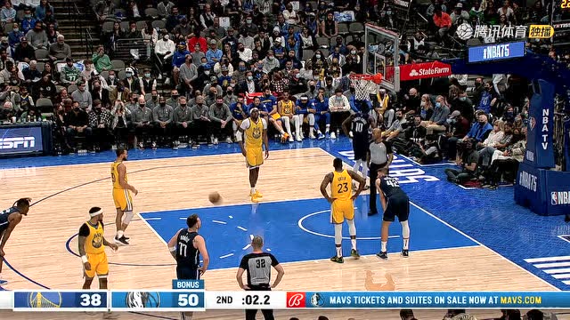 【2022年01月06日 勇士vs独行侠集锦】今天这是怎么了?库里手感冰冷罚球不中