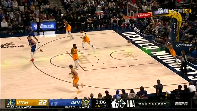 【2022年01月06日 爵士vs掘金集錦】約基奇vs爵士集錦 狂砍26＋21＋11刷爆紀錄