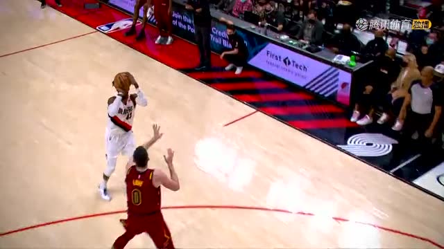 【2022年01月08日 骑士vs开拓者集锦】乐福后仰抛投轻松打进 泽勒力压艾伦补篮还击