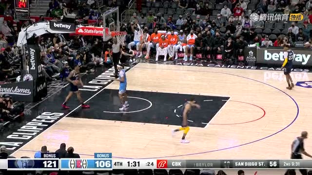 【2022年01月09日 灰熊vs快船集錦】灰熊123-108快船 莫蘭特缺陣灰熊大勝快船豪取8連勝