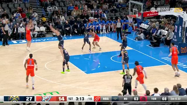 【2022年01月10日 掘金vs雷霆集锦】什么玩意一闪而过 厄尔神兵天降补扣技惊四座