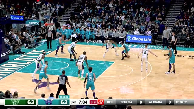 【2022年01月11日 雄鹿vs黃蜂集錦】就你是MVP?。苛_齊爾晃得字母哥翩翩起舞飆中壓哨
