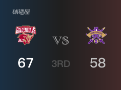 CBA常规赛：三节结束，浙江以67-58领先北控，吴前20+3+4