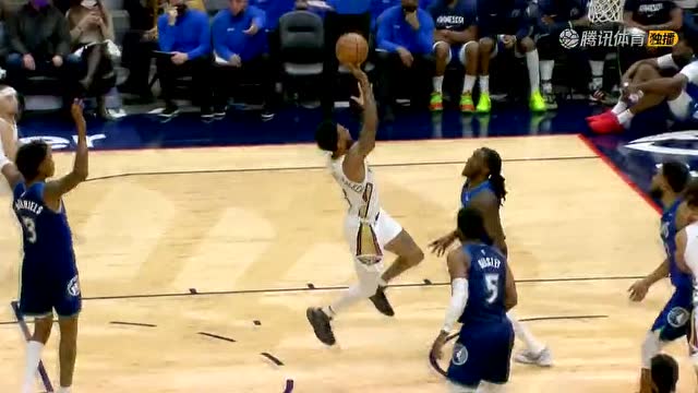【2022年01月12日 森林狼vs鹈鹕集锦】白马银枪击破敌军 沃克连过两人2+1惊艳全场