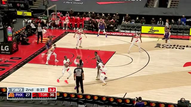 【2022年01月12日 太阳vs猛龙集锦】这就三个字不讲理 克劳德迎面防守漂移三分