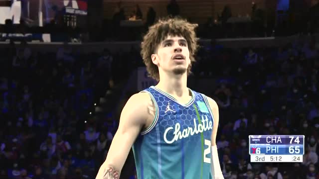 【2022年01月13日】NBA常规赛:黄蜂vs费城第3节中文解说回放