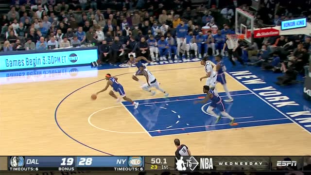 【2022年01月13日 独行侠vs尼克斯集锦】展翅遨游九万里单臂暴扣 巴雷特单骑突破无人可挡