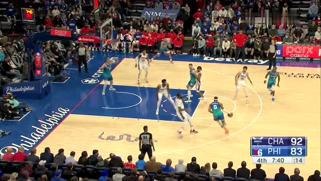 【2022年01月13日 黄蜂vs76人集锦】黄蜂109-98费城 恩比德空砍31分黄蜂三人得分20+复仇成功