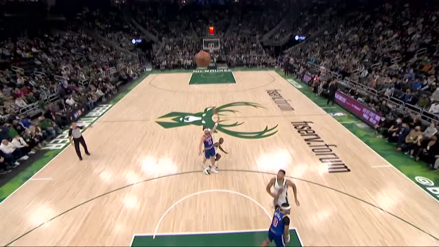 【2022年01月14日 勇士vs雄鹿集錦】快來欣賞世界名畫！米德爾頓弧頂高難度三分湯神慘當(dāng)背景板