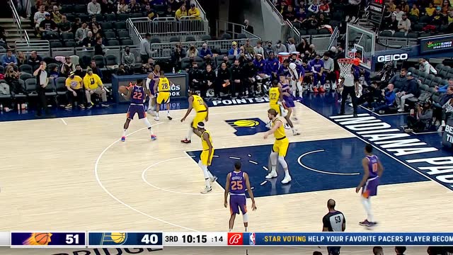 【2022年01月15日 太阳vs步行者集锦】Devin Booker 比赛集锦 步行者