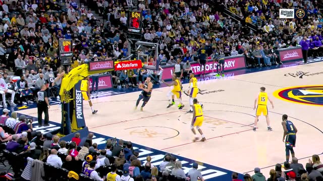 【2022年01月16日 湖人vs掘金集錦】五花肉也能飛天遁地 約基奇空切進(jìn)場(chǎng)雙臂暴扣