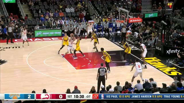 【2022年01月16日 尼克斯vs老鹰集锦】特雷杨高速连线 柯林斯心领神会双手暴扣